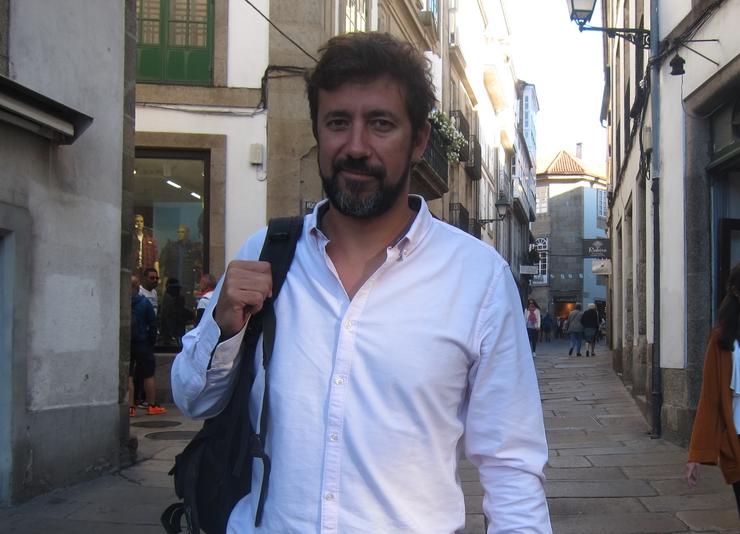 O secretario xeral de Podemos en Galicia, Antón Gómez-Reino 