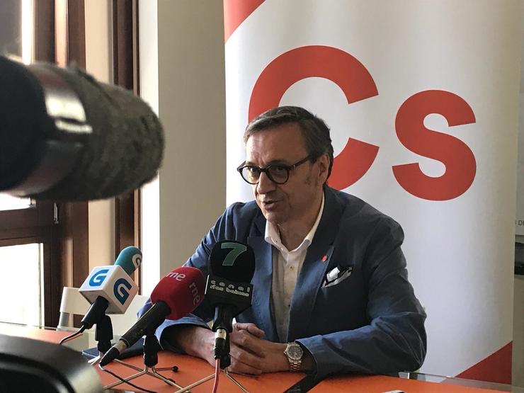 O candidato de Ciudadanos á Alcaldía de Pontevedra, Goyo Revenga 