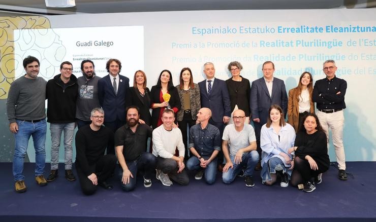 Guadi Galego, xunto aos participantes de Navarra, Euskadi, Cataluña, Galicia, Valencia e Illas Baleares / Europa Press