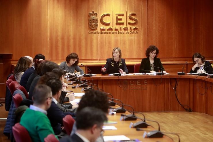 A conselleira de Política Social, Fabiola García, preside a constitución do Observatorio galego da familia e da infancia. XUNTA 