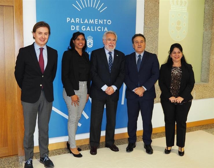 Visita do cónsul de Cuba no Parlamento de Galicia. PARLAMENTO DE GALICIA 