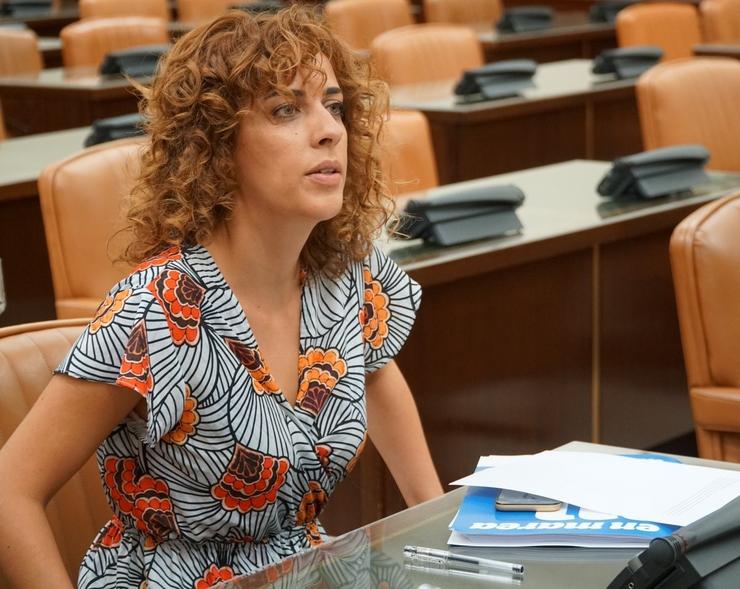 Alexandra Fernández, cando era deputada de En Marea / Europa Press