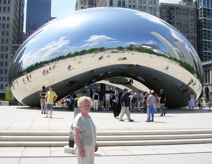 Teresa Doval, na 'faba loba' de Chicago, en 2009