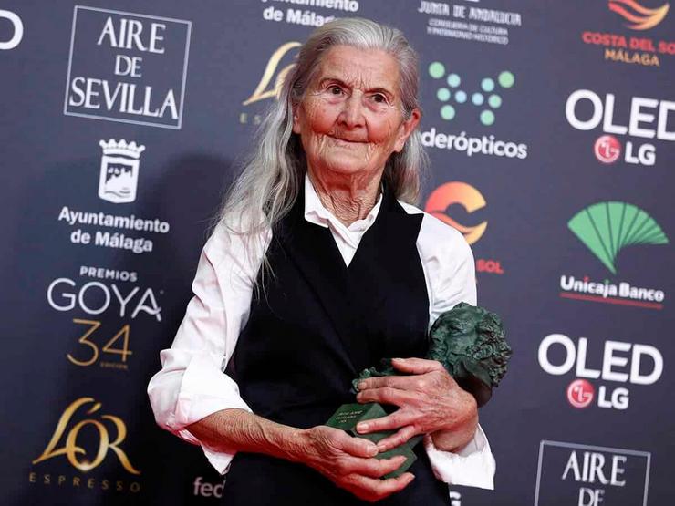 Benedicta Sánchez, na gala dos Premios Goya 2020