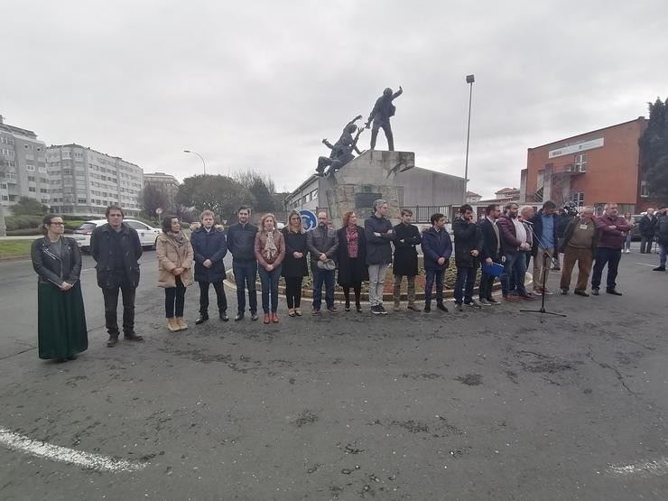 Acto organizado en Ferrol con motivo do Día dá Clase Obreira Galega 