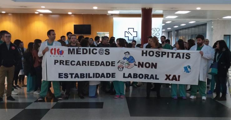 Concentración de facultativos eventuais no CHUS /FEAs Concentración de facultativos eventuais no CHUS /FEAs