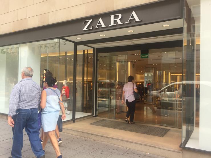 Escaparate de Zara, Inditex. EUROPA PRESS - Arquivo