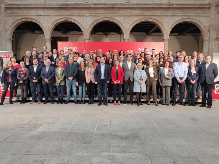 Presentación candidaturas do PSdeG en Santiago 