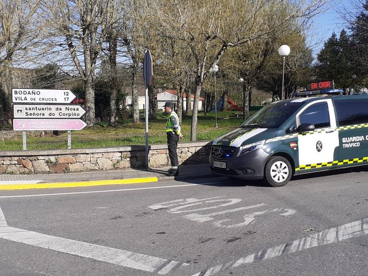 A Garda Civil localiza a un mozo facendo o Camiño de Santiago en Lalín.. GARDA CIVIL / Europa Press