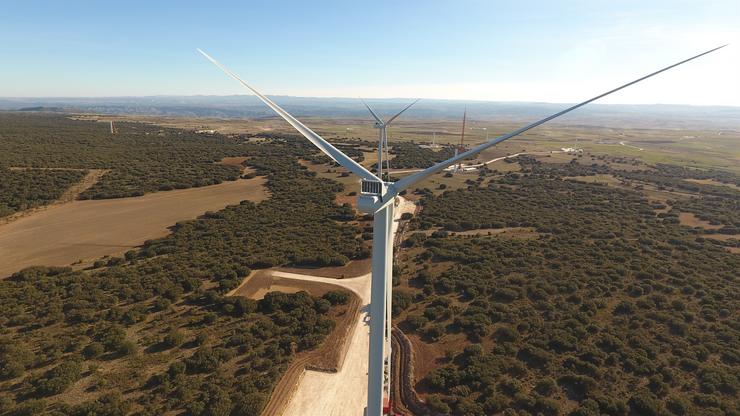 Enel Green Power España conecta cinco parques eólicos en Teruel cun investimento de 165 millóns.. ENEL GREEN POWER - Arquivo 