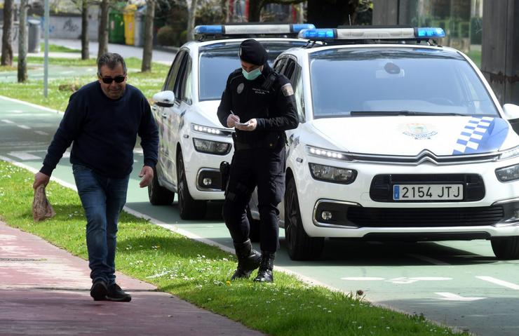 Policía Local en imaxe de arquivo  