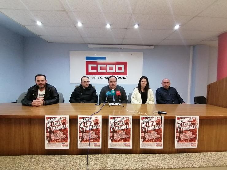 Delegados de CCOO en Ferrol 