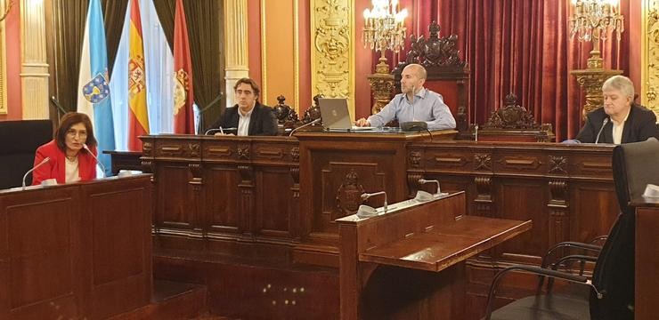Rolda de prensa do alcalde de Ourense e outros edís do 15 de abril.. CONCELLO DE OURENSE 