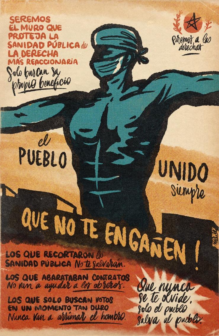 Cartelería da Segunda República adaptada para loitar contra o coronavirus / Mr Zé