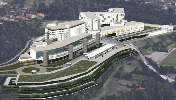 Proxecto do hospital Gran Montecelo. XUNTA