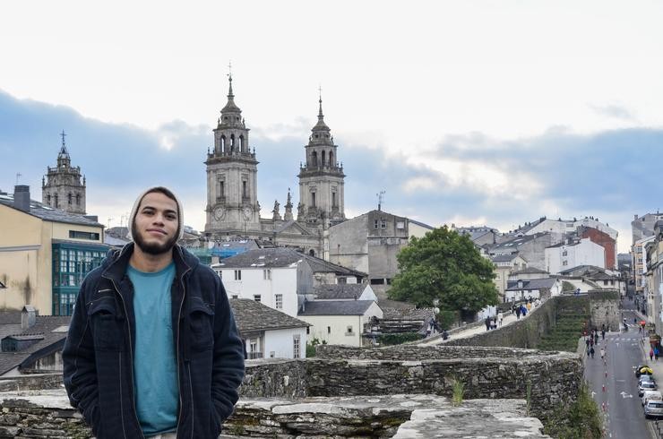 Simón Rodríguez Landaeta, estudante venezolano do Máster en Servizos Culturais no Campus de Lugo | ALX