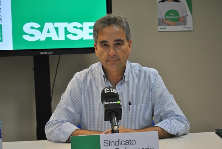 Manuel Cascos, presidente de Satse. SATSE - Arquivo 