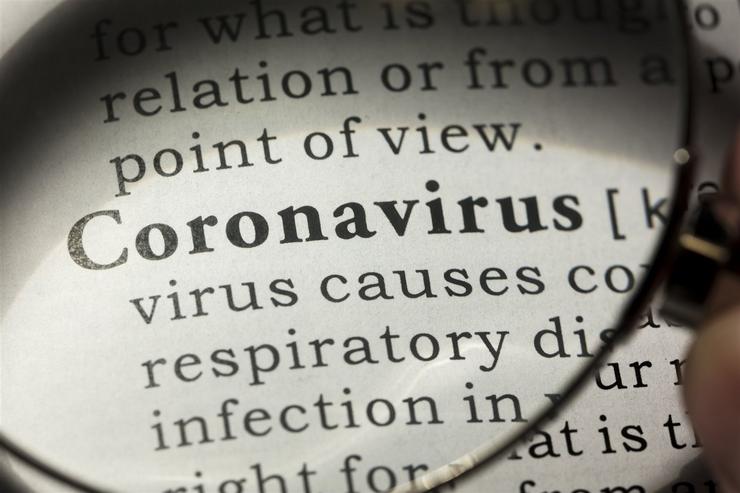 A palabra coronavirus a través dunha lupa 