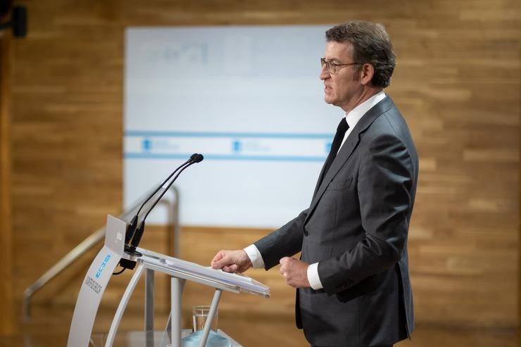 Feijóo, tras o Consello da Xunta. Xunta de Galicia / Europa Press