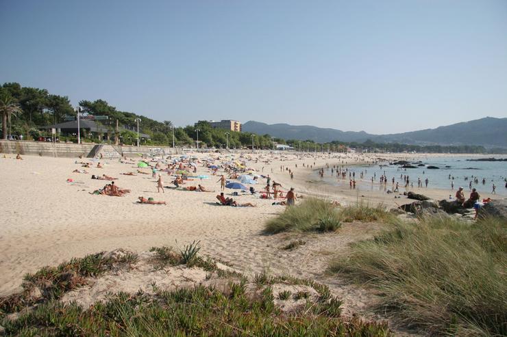 Praia de Samil (Pontevedra). EUROPA PRESS - Arquivo