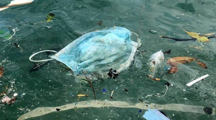 Unha máscara tirada no mar / diarioecología