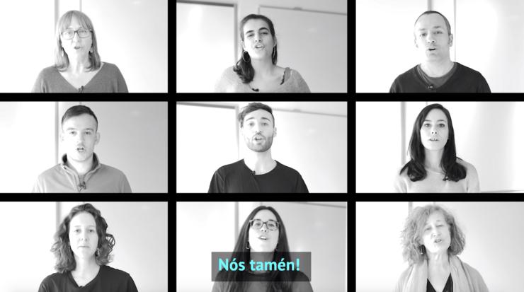 Alumnado catalán pide que o CELGA poida acreditarse fóra de Galicia / campaña #Querémolo
