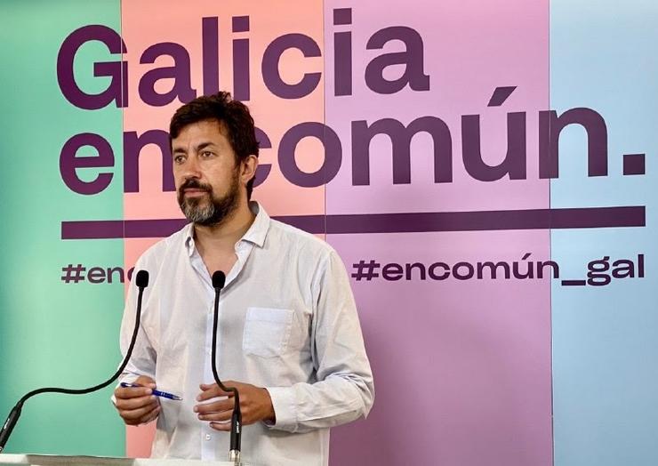 Antón Gómez-Reino, portavoz de Galicia en Común. GALICIA EN COMÚN