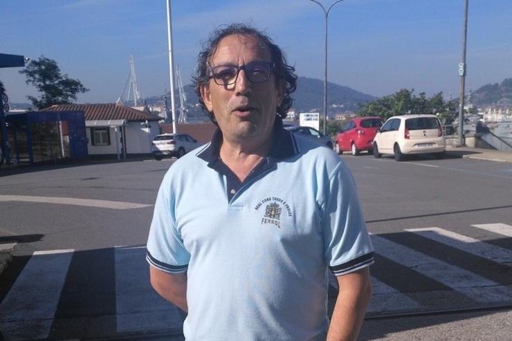 Javier Galán, presidente do comité de empresa de Navantia Ferrol.