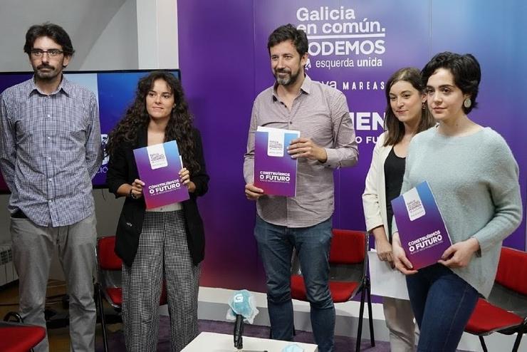 Presentación do plan de reconstrución de Galicia en Común. GALICIA EN COMÚN 