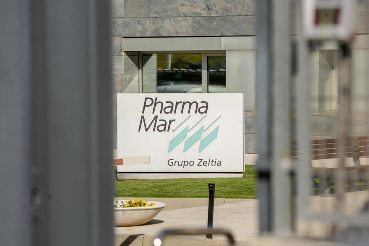 Sede de PharmaMar, empresa que anunciou o pasado martes día 3 de marzo que podería contar en menos dun mes cun tratamento para tratar o actual brote de coronavirus, denominado Covid-19, en Colmenar Viejo