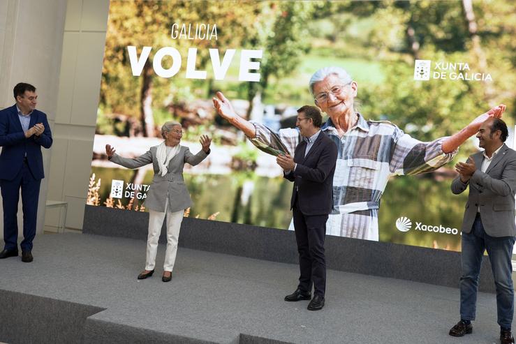 Acto de presentación da campaña turística 'Galicia volve'. Xunta de Galicia 