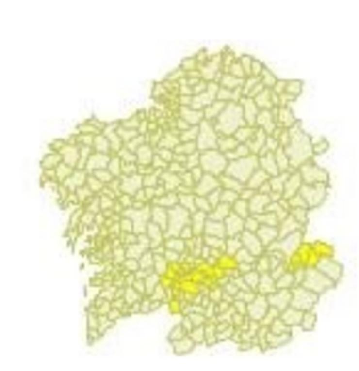 Aviso amarelo por calor en Galicia o 23 de xuño de 2020.. METEOGALICIA 