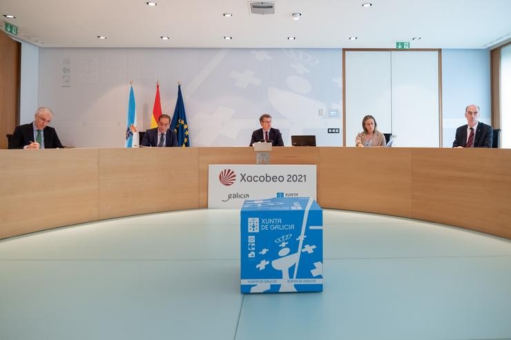 Ou Titular Do Goberno Galego Preside A Reunión Do Consello da Xunta. Xunta de Galicia 