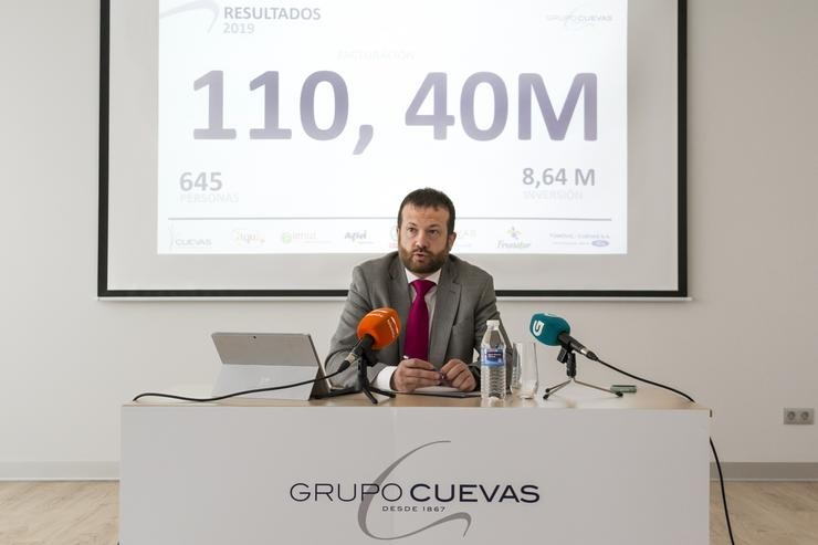 Rolda de prensa de presentación de resultados de 2019 na nova sede de Grupo Cuevas.. GRUPO CUEVAS 