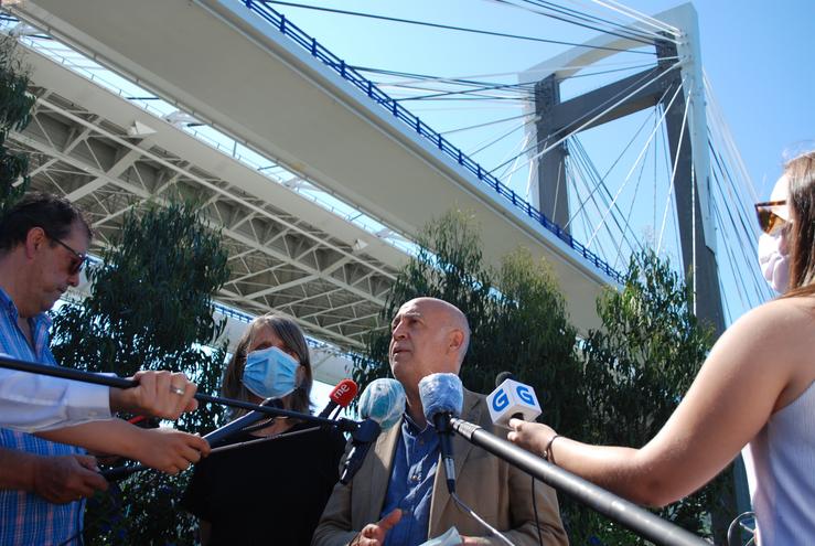 O candidato de Marea Galeguista á Presidencia da Xunta, Pancho Casal.