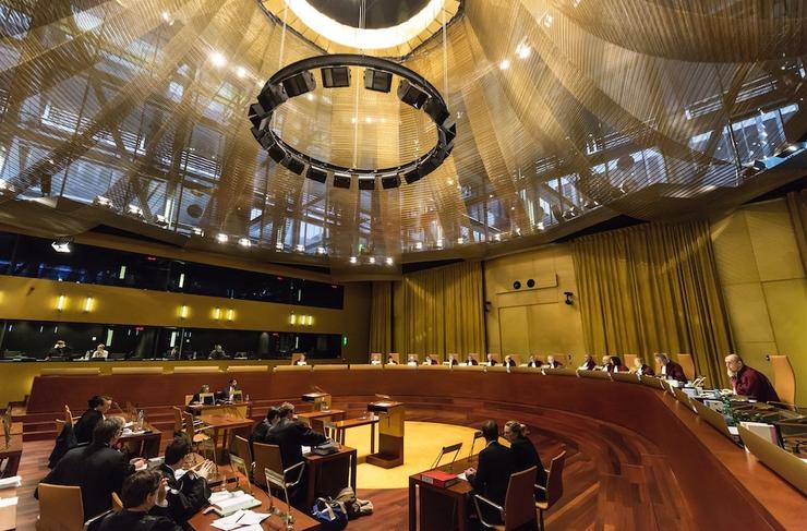 Unha vista ante o Tribunal de Xustiza da Unión Europea (Gran Sala). Tribunal de Xustiza da Unión Europea - Arquivo