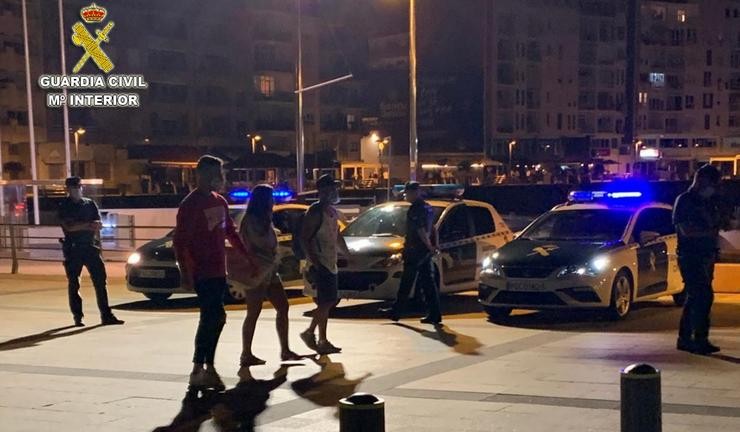 Operativo realizado en Sanxenxo (Pontevedra). GARDA CIVIL 