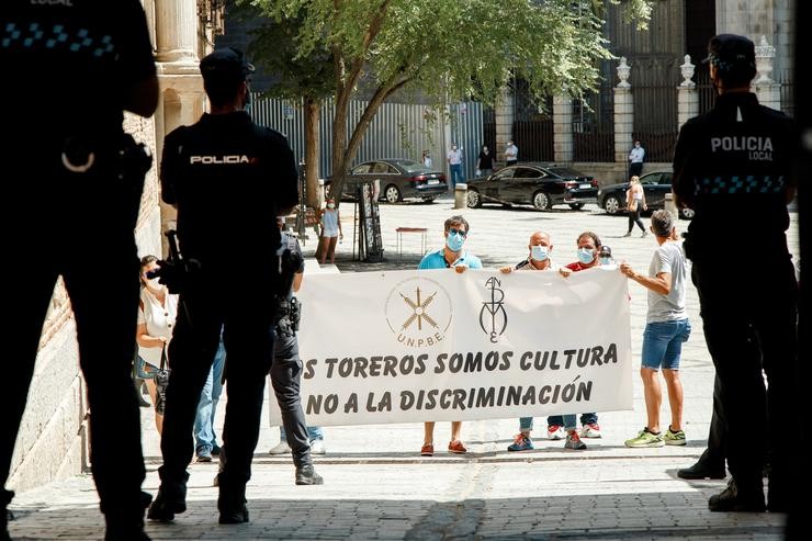 Manifestación contra Yolanda Díaz en Toledo. EUROPA PRESS /MARIO TRIVIÑO / Europa Press
