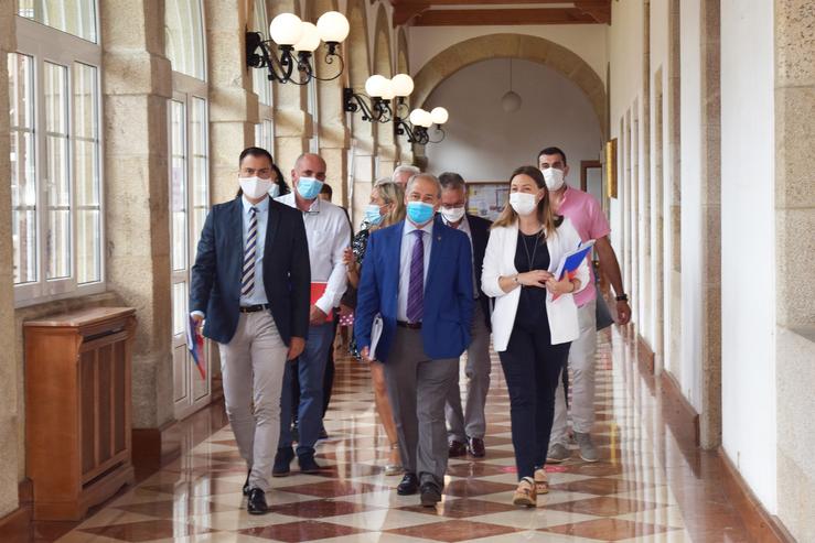 José Tomé (centro) en pleno da Deputación de Lugo. DEPUTACIÓN DE LUGO