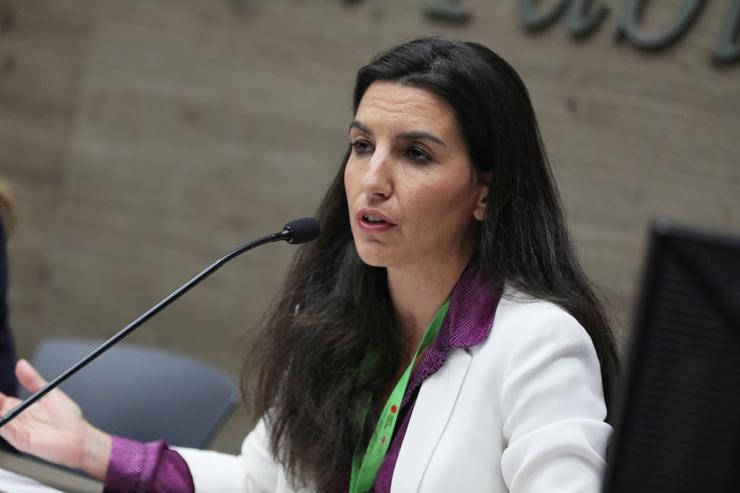 A portavoz de Vox na Asemblea de Madrid, Rocío Monasterio 