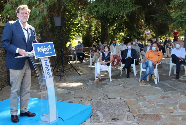 Mariano Rajoy nun mitin en Lugo 