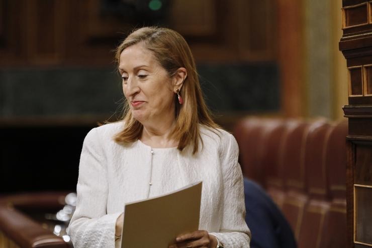 A vicepresidenta segunda do Congreso e deputada do PP, Ana Pastor, diríxese a intervir nunha sesión plenaria no Congreso dos Deputados, en Madrid (España), a 21 de xullo de 2020. Durante o pleno, o Congreso debate e vota, para a súa aprobación. EUROPA PRESS/J. Hellín. POOL - Europa Press / Europa Press