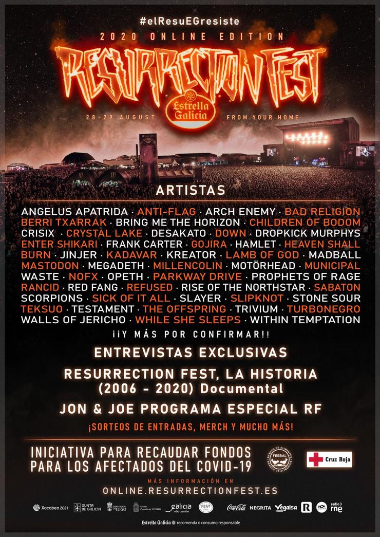 Cartel do Resurrection Fest En liña. RESURRECTION FEST / Europa Press