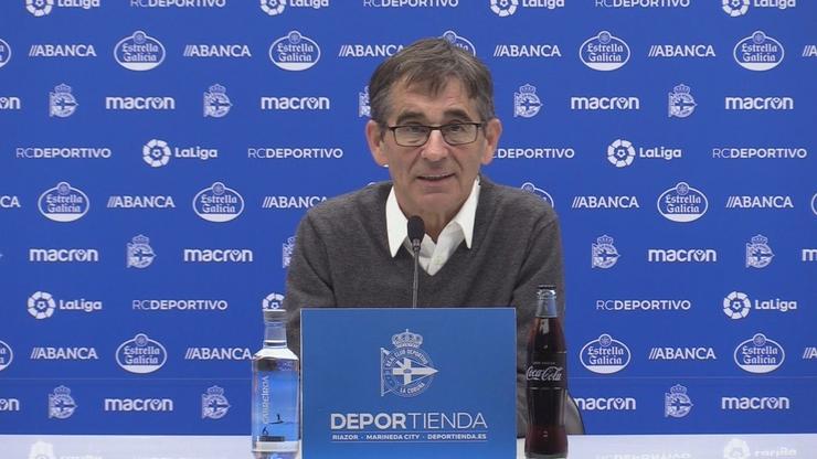 Fernando Vázquez, adestrador do Deportivo da Coruña / Europa Press
