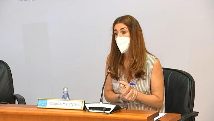 A directora xeral de Comercio, Sol Vázquez, en comisión. CAPTURA 