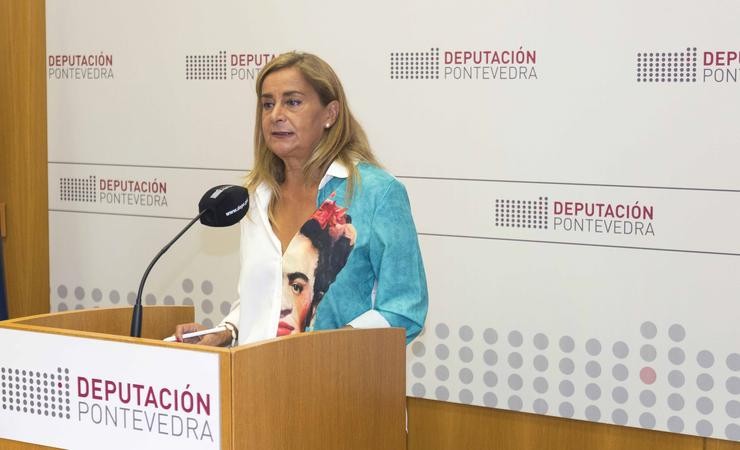 A presidenta da Deputación de Pontevedra, Carmela Silva.. DEPUTACIÓN DE PONTEVEDRA 