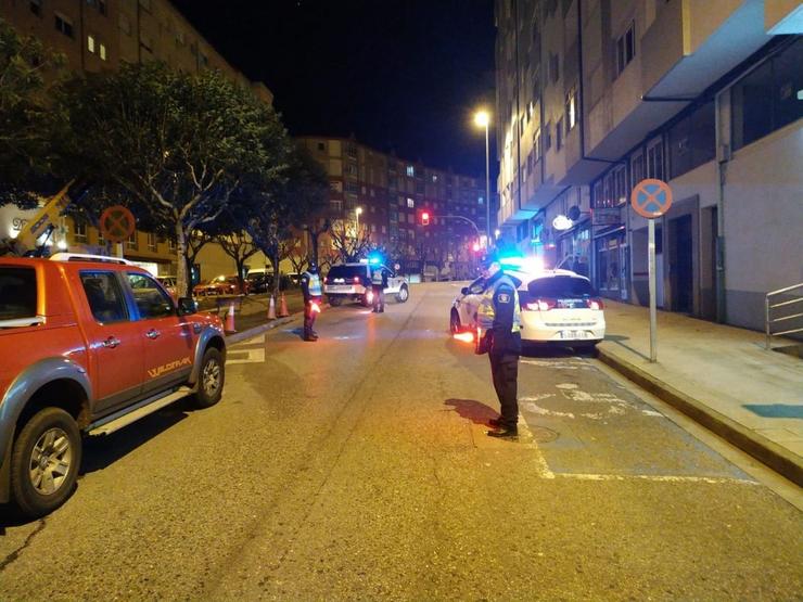 Operativo da Policía Local de Lugo.. POLICÍA LOCAL DE LUGO
