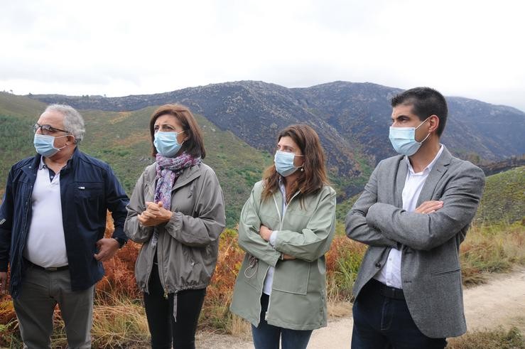 A conselleira de Medio Ambiente, Anxos Vázquez, en Ou Xurés. XUNTA 