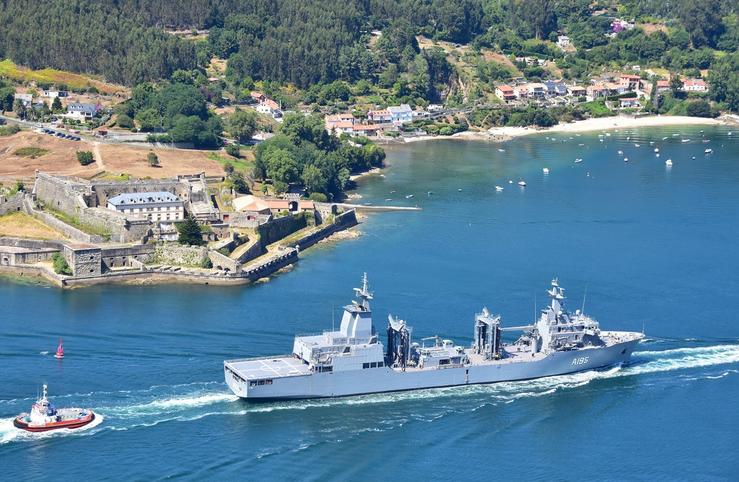 O primeiro buque AOR construído por Navantia en Ferrol para a Armada de Australia.. CEDIDA