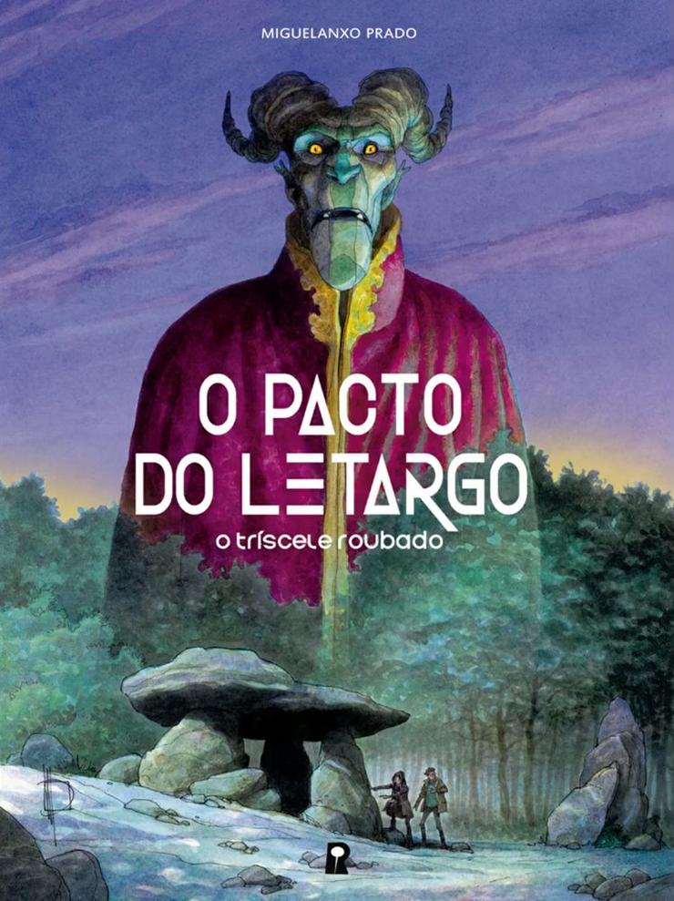 Portada da nova obra de Miguelanxo Prado,  O pacto do letargo. O tríscele roubado / remitida